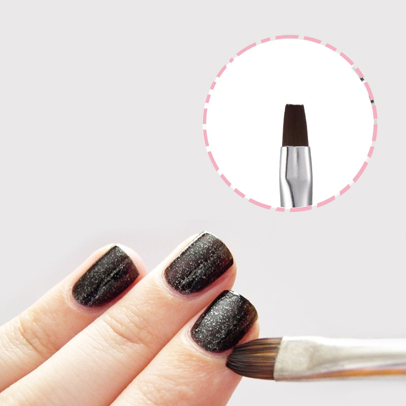 Nail art flat brush
